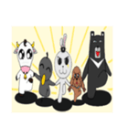 Animal Party - A Rabbit（個別スタンプ：1）
