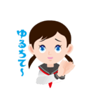 女学生LIFEのらら子です。 01（個別スタンプ：9）