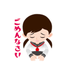 女学生LIFEのらら子です。 01（個別スタンプ：13）