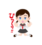 女学生LIFEのらら子です。 01（個別スタンプ：15）
