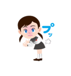 女学生LIFEのらら子です。 01（個別スタンプ：29）