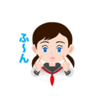 女学生LIFEのらら子です。 02（個別スタンプ：2）