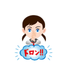 女学生LIFEのらら子です。 02（個別スタンプ：12）