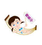 女学生LIFEのらら子です。 02（個別スタンプ：13）