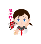 女学生LIFEのらら子です。 02（個別スタンプ：17）