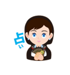 女学生LIFEのらら子です。 02（個別スタンプ：28）