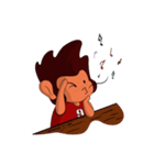 Brown Howling Monkey（個別スタンプ：16）