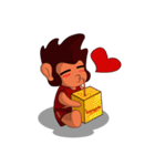 Brown Howling Monkey（個別スタンプ：28）