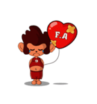 Brown Howling Monkey（個別スタンプ：36）