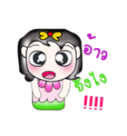 Hello！ My name is Saki..Pink（個別スタンプ：16）