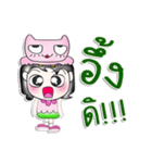 ...Mr. Saki.. Love cat. Pink！（個別スタンプ：8）