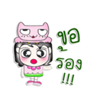 ...Mr. Saki.. Love cat. Pink！（個別スタンプ：12）