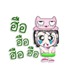 ...Mr. Saki.. Love cat. Pink！（個別スタンプ：17）
