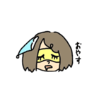 タイトル「わたし」（個別スタンプ：9）