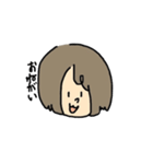 タイトル「わたし」（個別スタンプ：15）