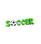 Cute Soccer（個別スタンプ：15）
