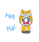 Hi！！ My name is Shiba and dog.^^（個別スタンプ：8）