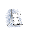 しろさん ザ ホワイト キャット（個別スタンプ：35）