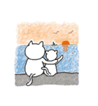 しろさん ザ ホワイト キャット（個別スタンプ：40）