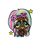 毎日あげぽよ！マンバギャルのスタンプ★（個別スタンプ：37）