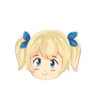 Arin: Cute Girl ( Emoji )（個別スタンプ：1）