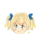 Arin: Cute Girl ( Emoji )（個別スタンプ：4）