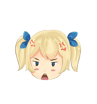 Arin: Cute Girl ( Emoji )（個別スタンプ：7）