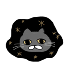 無表情グレーねこ（個別スタンプ：16）