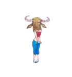 Sexy Ms Buffalo Chat Stickers（個別スタンプ：19）