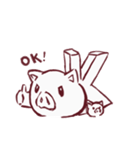 Yuan Yuan Pig ( Tzge Kun )（個別スタンプ：23）