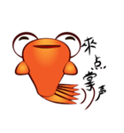 Happy Gold Fish [Color Ver.]（個別スタンプ：5）
