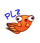 Happy Gold Fish [Color Ver.]（個別スタンプ：7）