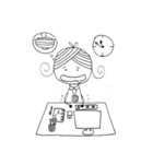 Nana office lady（個別スタンプ：4）