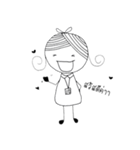Nana office lady（個別スタンプ：5）