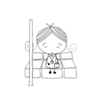 Nana office lady（個別スタンプ：7）