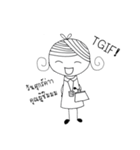 Nana office lady（個別スタンプ：15）