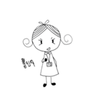Nana office lady（個別スタンプ：17）