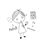 Nana office lady（個別スタンプ：19）