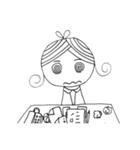 Nana office lady（個別スタンプ：35）