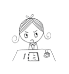 Nana office lady（個別スタンプ：36）