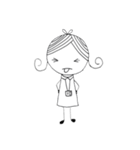 Nana office lady（個別スタンプ：37）