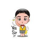 Yuan Happy hug never stop（個別スタンプ：5）