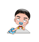Yuan Happy hug never stop（個別スタンプ：9）