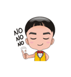 Yuan Happy hug never stop（個別スタンプ：16）