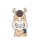 Little red horse（個別スタンプ：13）