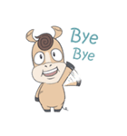 Little red horse（個別スタンプ：32）