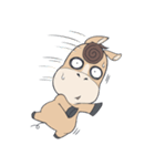 Little red horse（個別スタンプ：35）