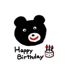 黒熊 毎日使える会話 冬編（個別スタンプ：30）