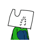 しかくくんのスタンプ（個別スタンプ：6）