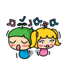 Happa ＆ Hana（個別スタンプ：18）